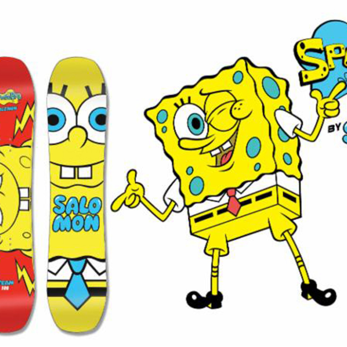 SALOMON SNOWBOARDS TEAMS UP WITH NICKELODEON FOR A SPONGEBOB