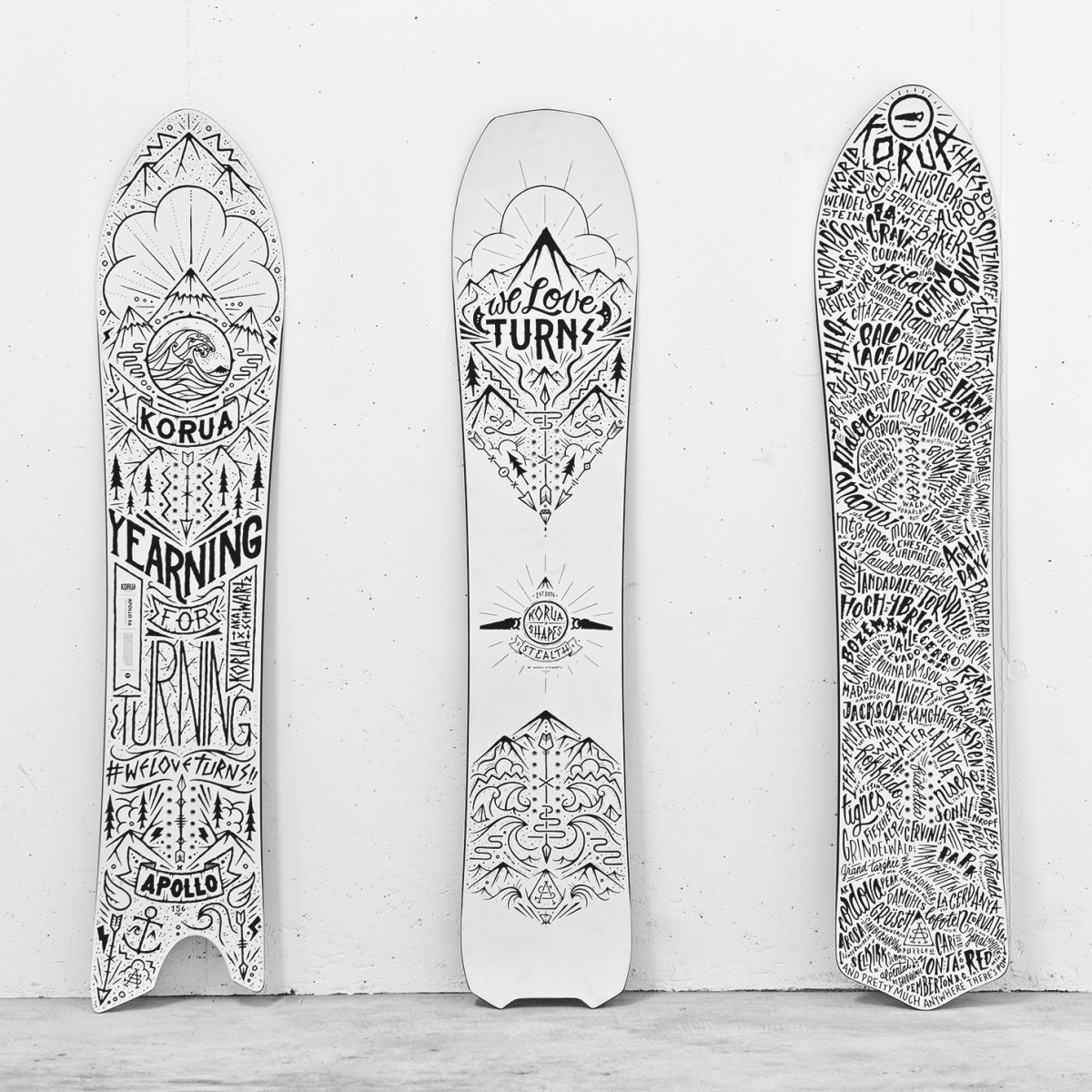 KORUA Shapes Releases Artist Series with 3 Unique Boards