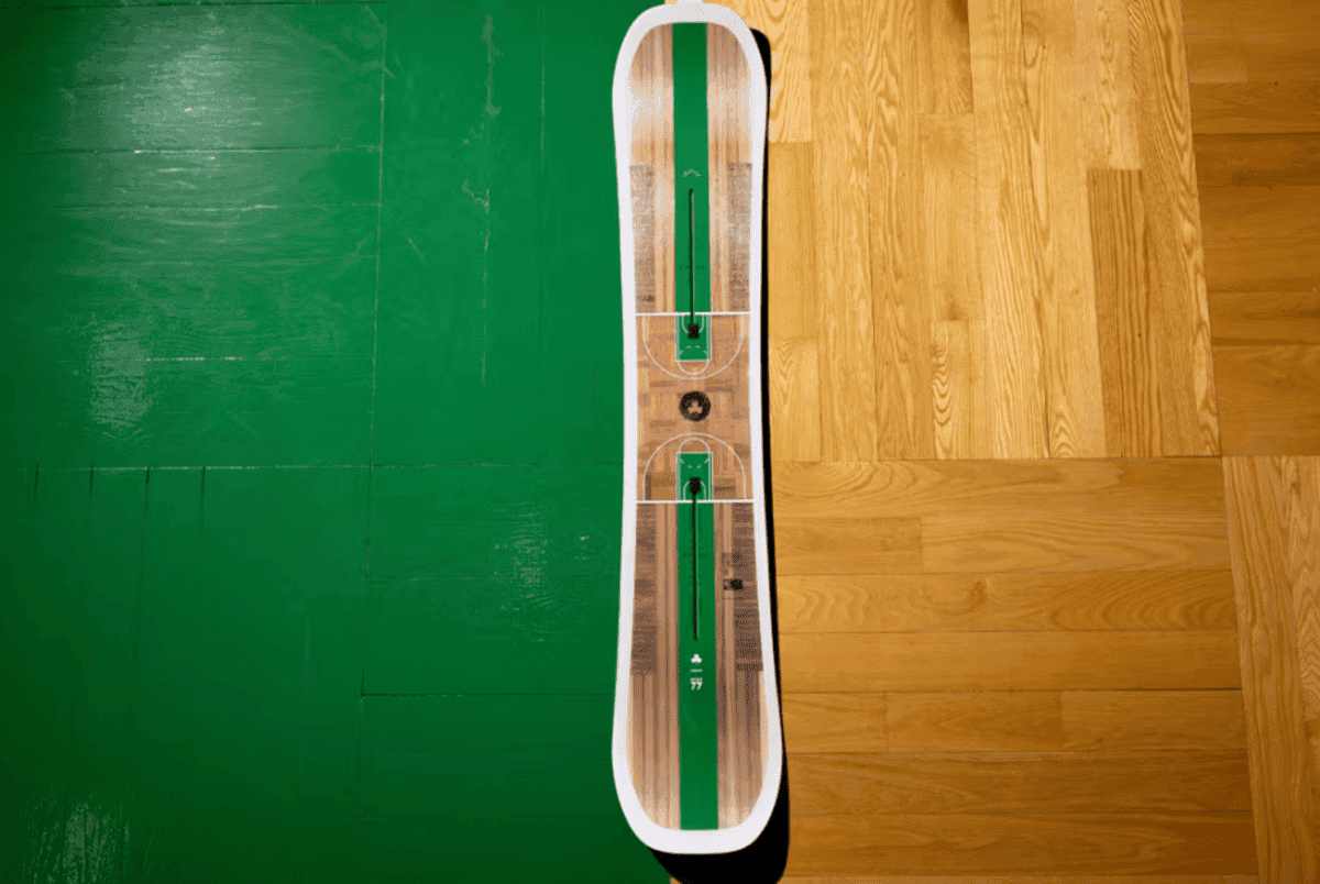 Burton X Celtics Collab Snowboard Selling After NBA Finals Win