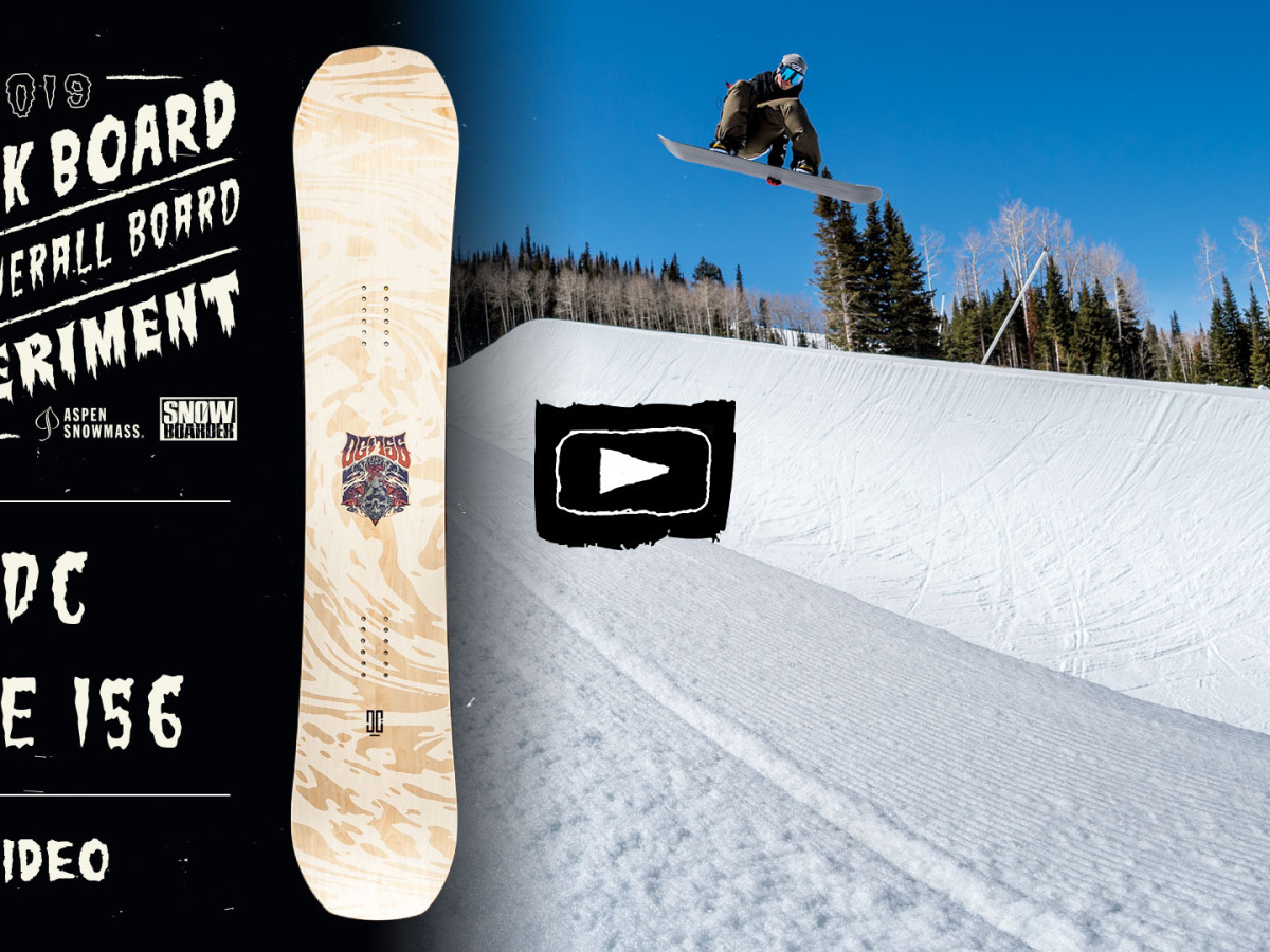2019 DC The 156 Snowboard Review—The Blackboard Experiment with