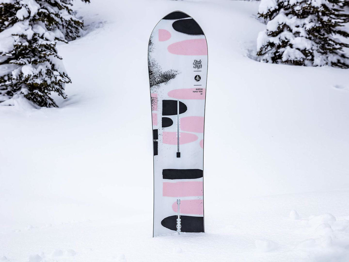 ボード BURTON - BURTON FAMILY TREE STICK SHIFT 142cm Burton Family Tree Stick Shift Snowboard - Women's - Snowboard