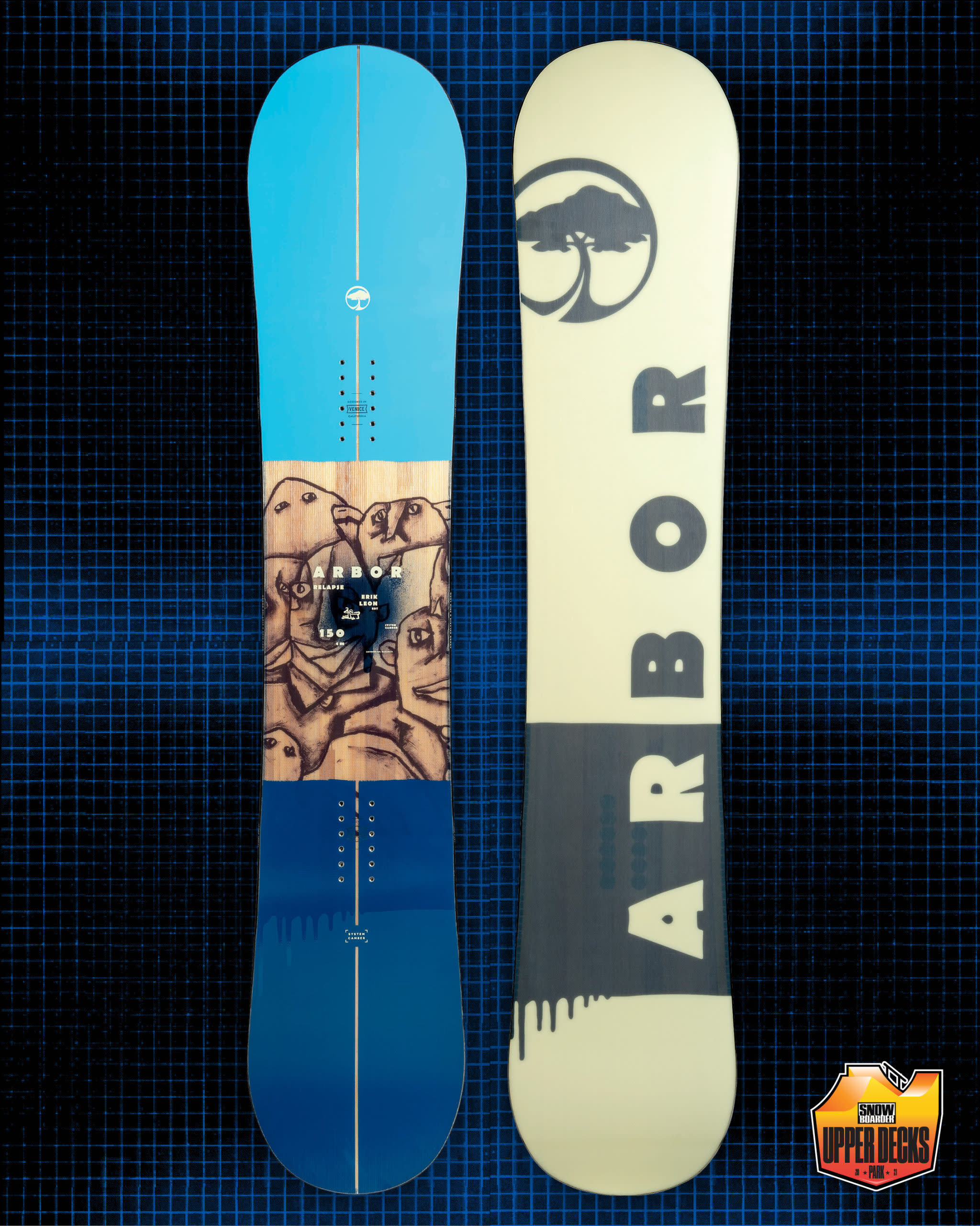 2021 Upper Decks Park Boards: Arbor Relapse - Snowboarder