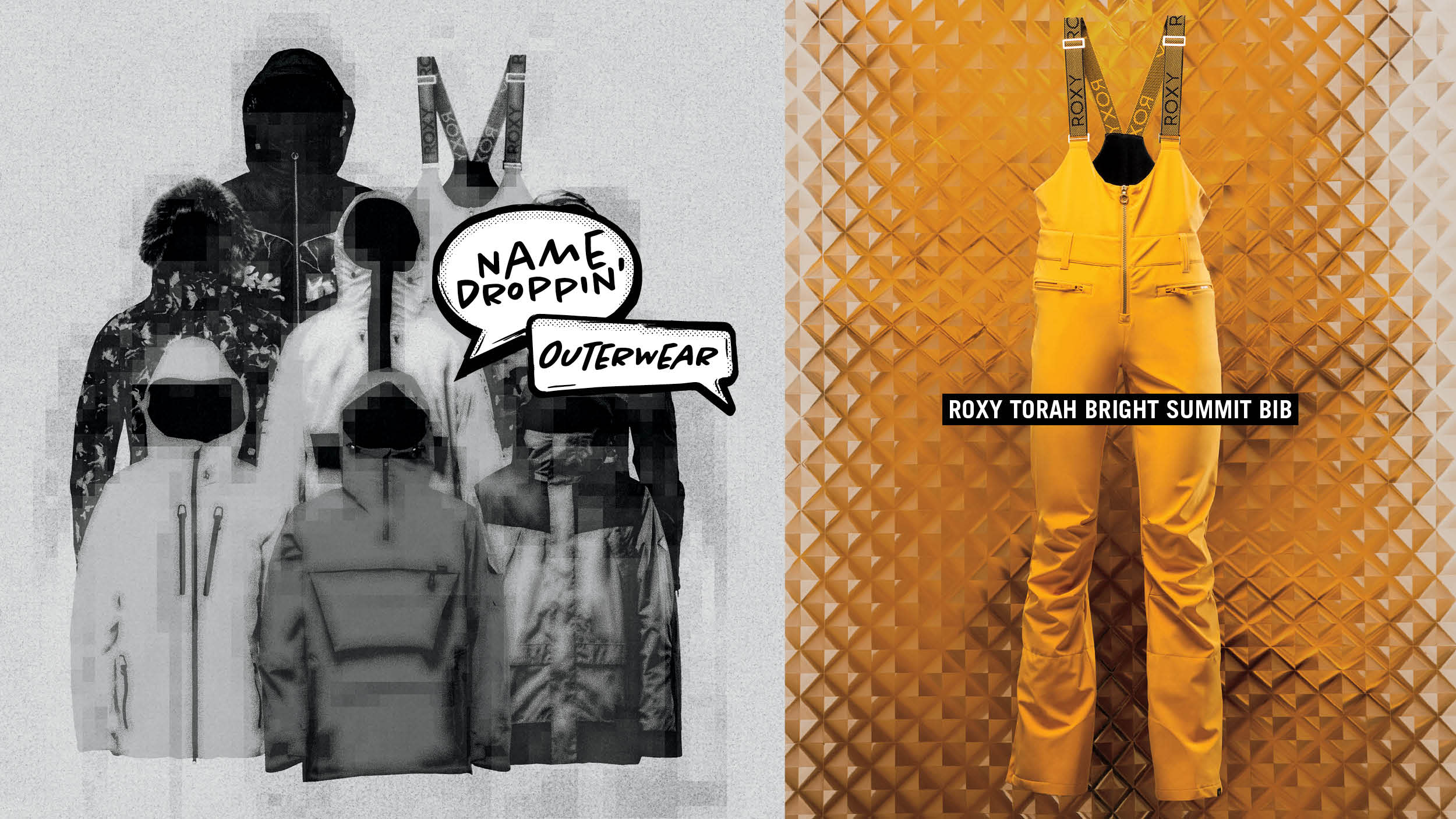 Name Droppin'—The Roxy Torah Bright Summit Collection - Snowboarder