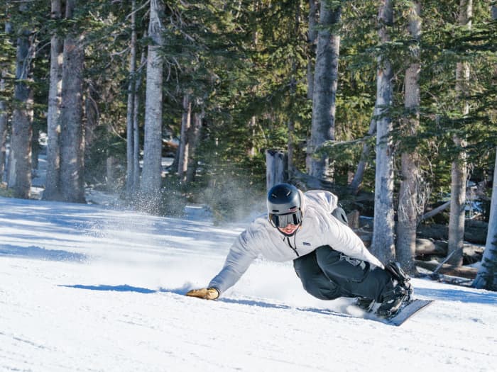 Snowboarder at Arizona Snowbowl