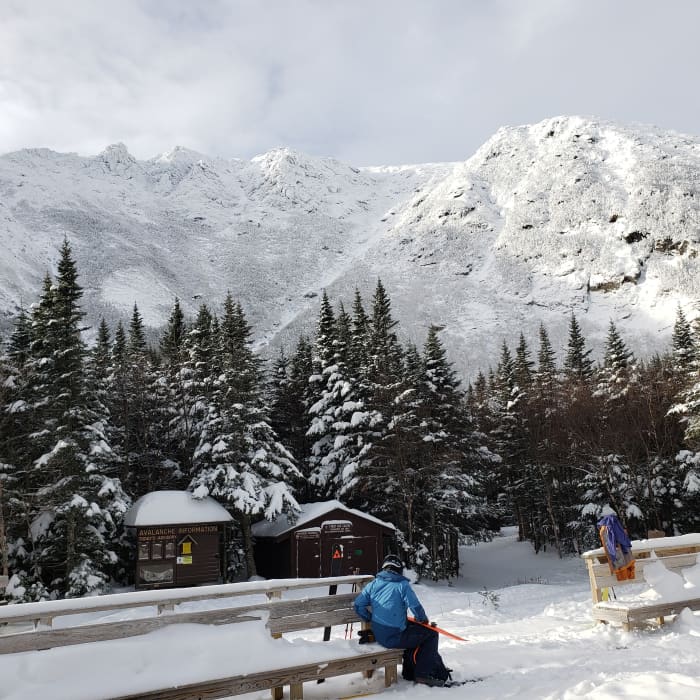 Tuckerman Ravine on December 1, 2024.
