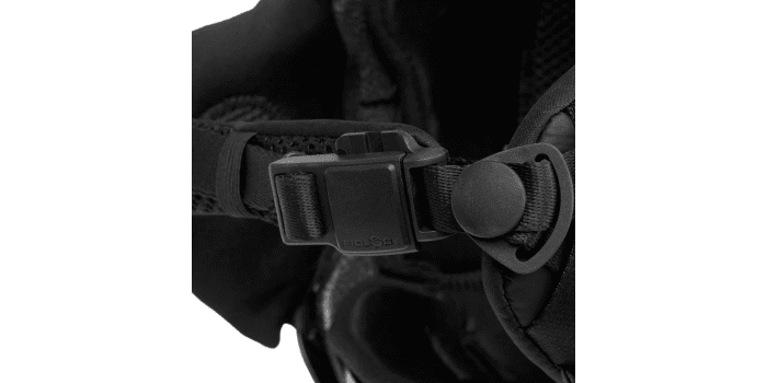 The Fidlock buckle on the Dakine Charger.