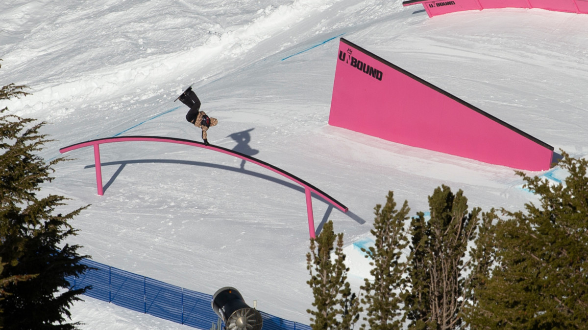 Dusty Henricksen Goes Over The Rainbow Snowboarder