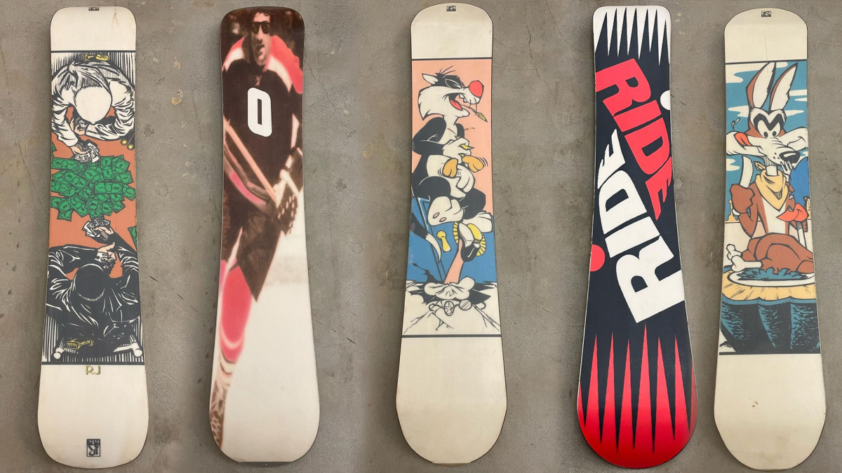 Iconic Graphics From 30 Years With Ride Snowboards Snowboarder
