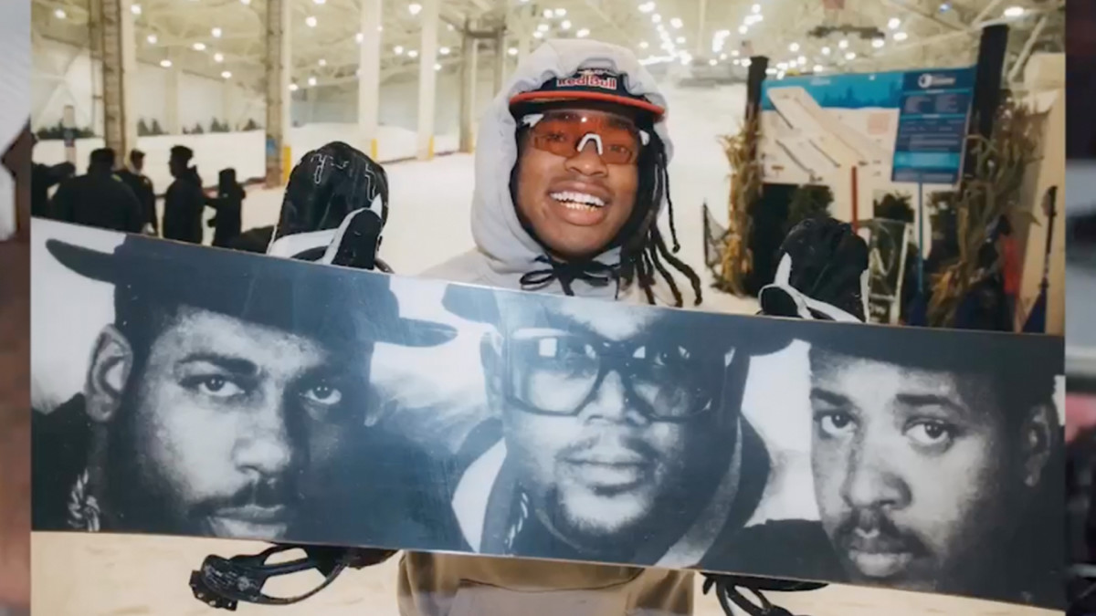 Exclusive Burton x Run DMC Snowboarding Collab Snowboarder