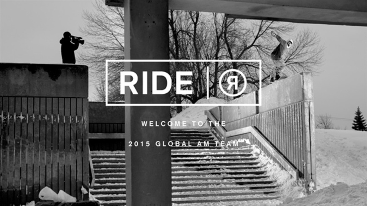 to the Ride Snowboards Global Am Team Snowboarder
