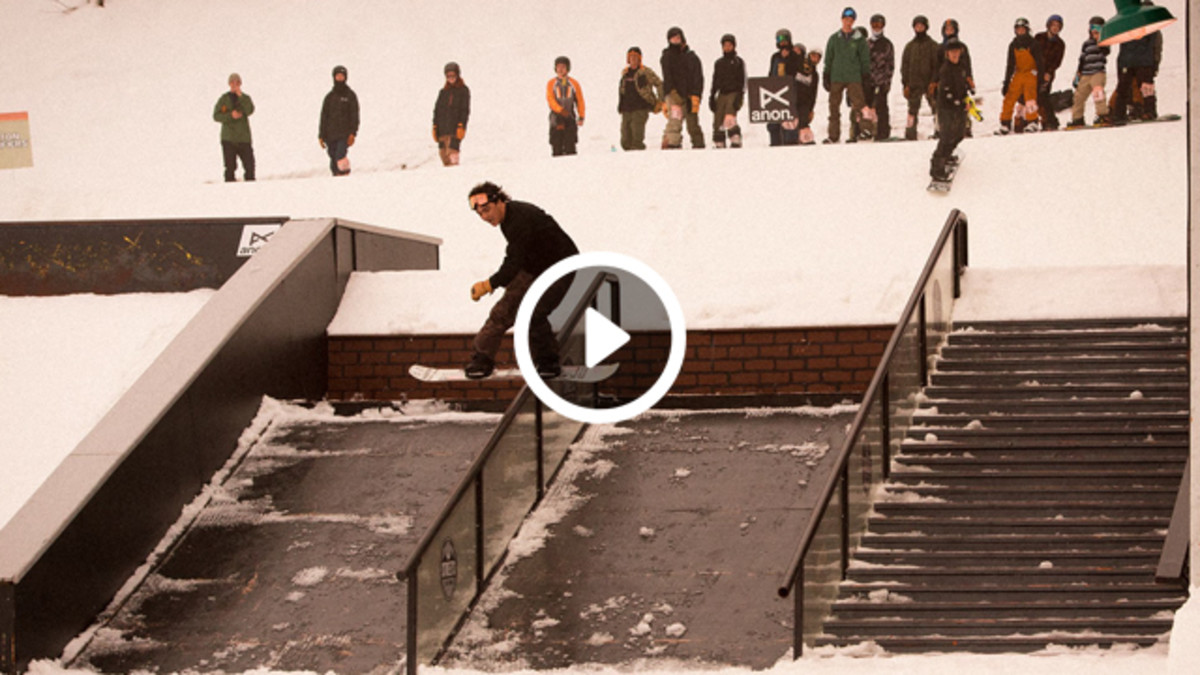 Burton Qualifiers Finals Video Seven Springs, Pennsylvania Snowboarder