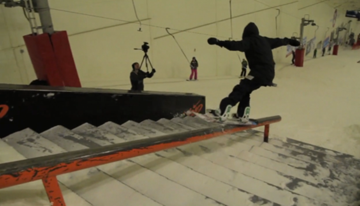 Dome Piece Jamie Nicholls and Will Smith indoors at Castleford