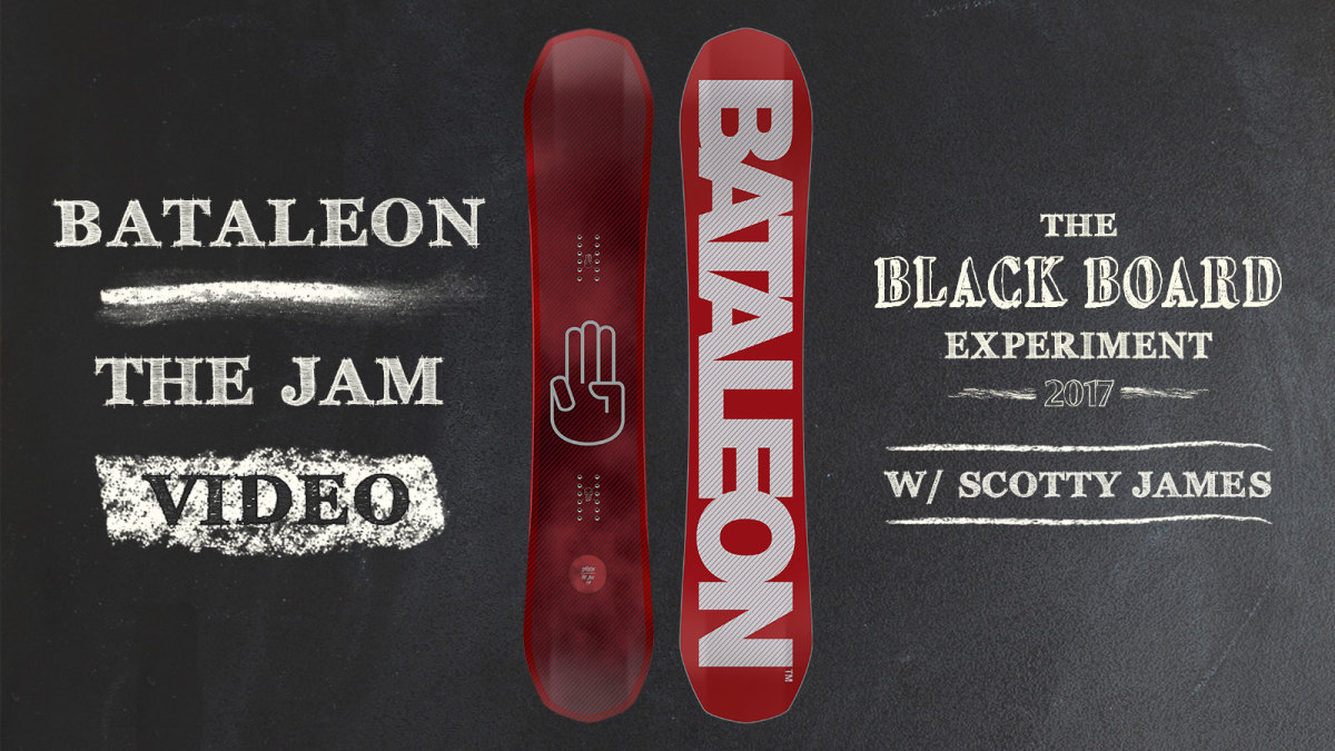 2018 Bataleon The Jam Snowboard Review Blackboard Experiment with