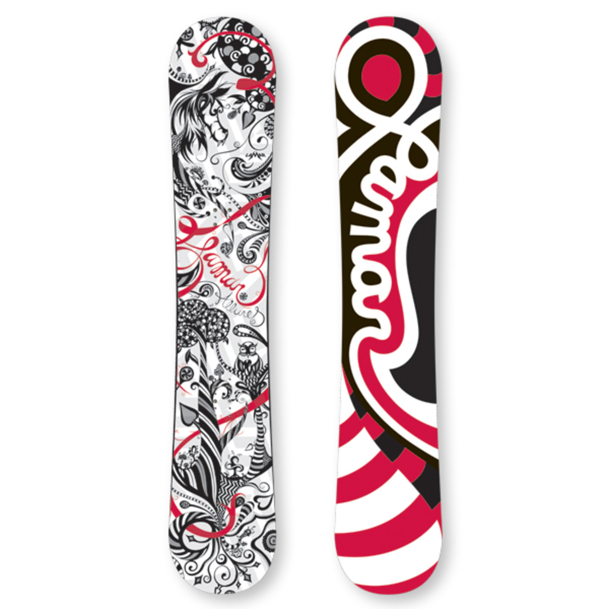 Lamar Allure Woman's Snowboard Snowboarder