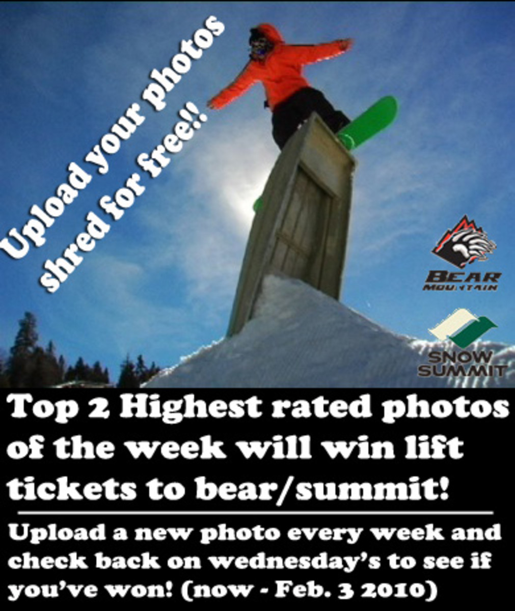 Free Bear Mtn Lift Tickets!! Snowboarder