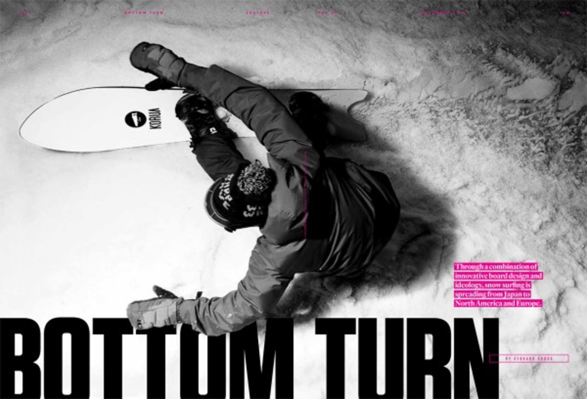 KORUA Shapes Presents Yearning For Turning Snowboarder