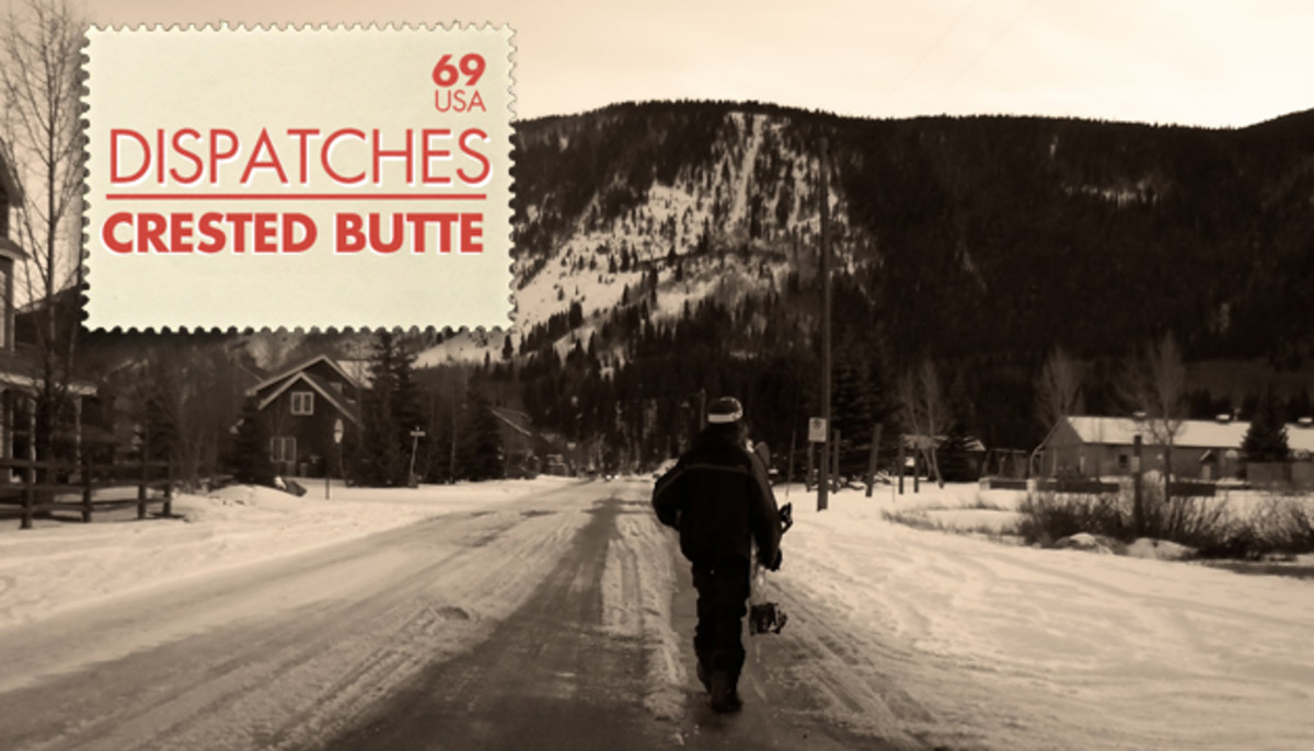 Dispatches Tucker Andrews Crested Butte Opening Day Snowboarder