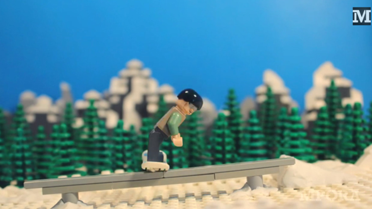 Lego Snowboarding Van Life Snowboarder