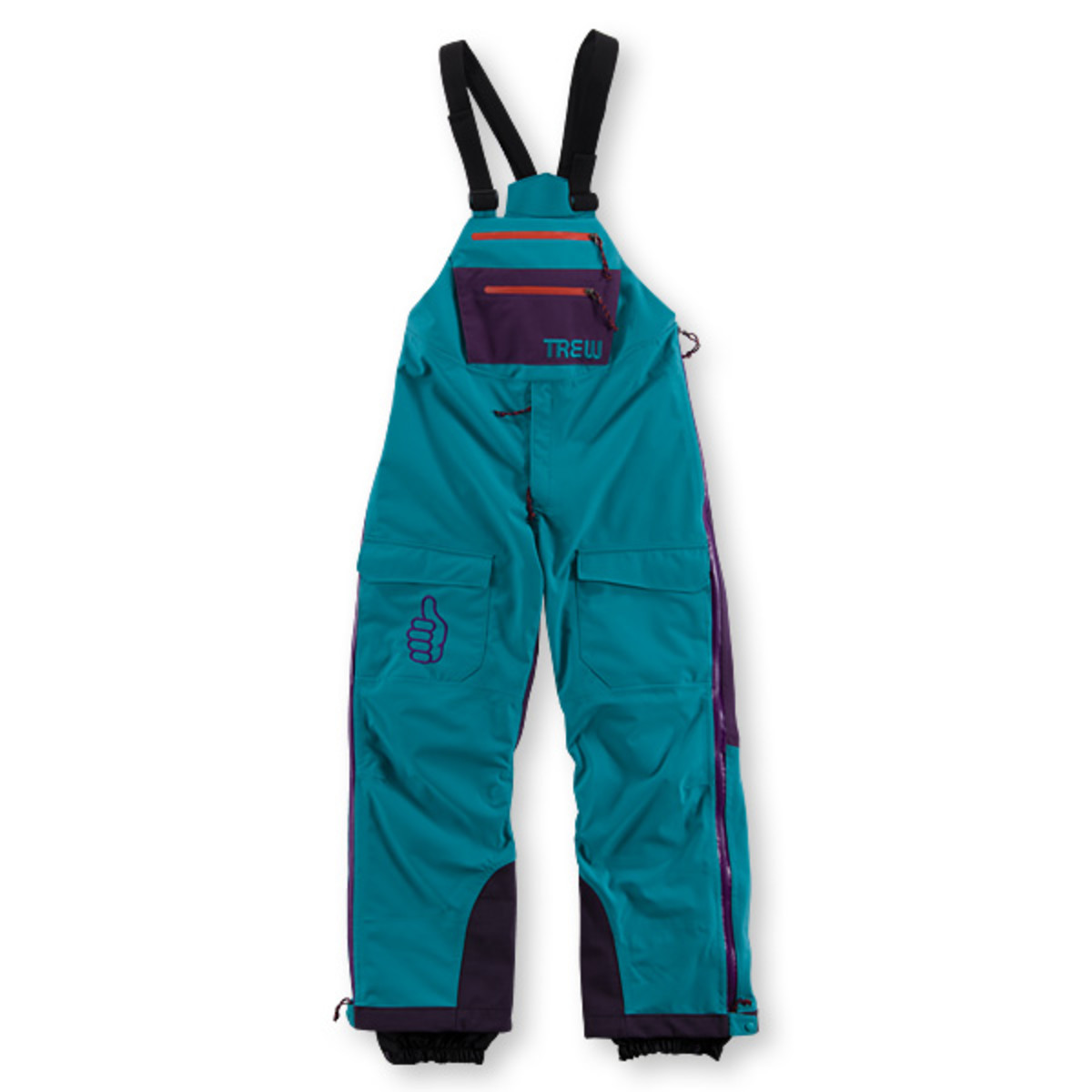 Trew TREWth Bib Snowboard Pant Snowboarder