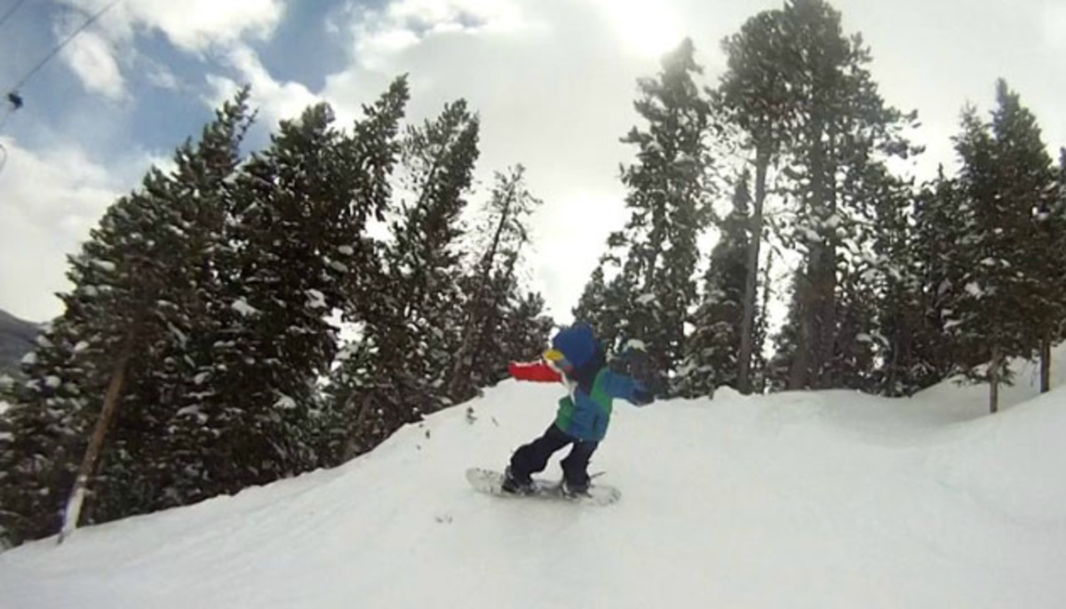 Saved by the Gnar 3.8 Breck Closing Day Snowboarder