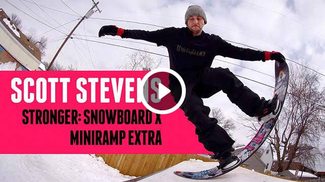 Scott Stevens Snowboard x Miniramp Section from The Union Team Movie ...