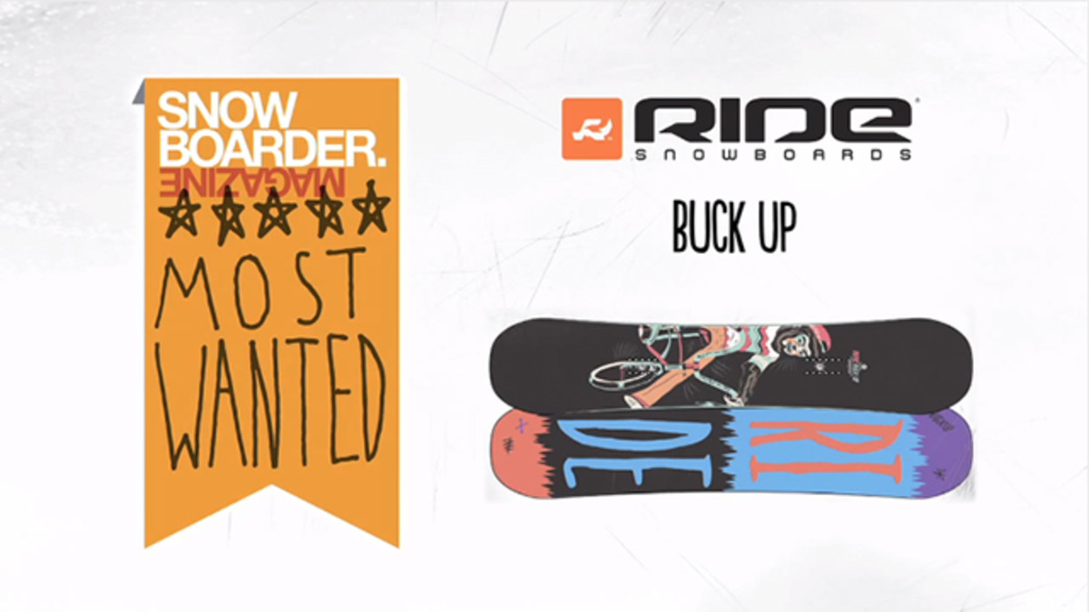 2014 Snowboard Gear Ride Buck Up Video Snowboarder