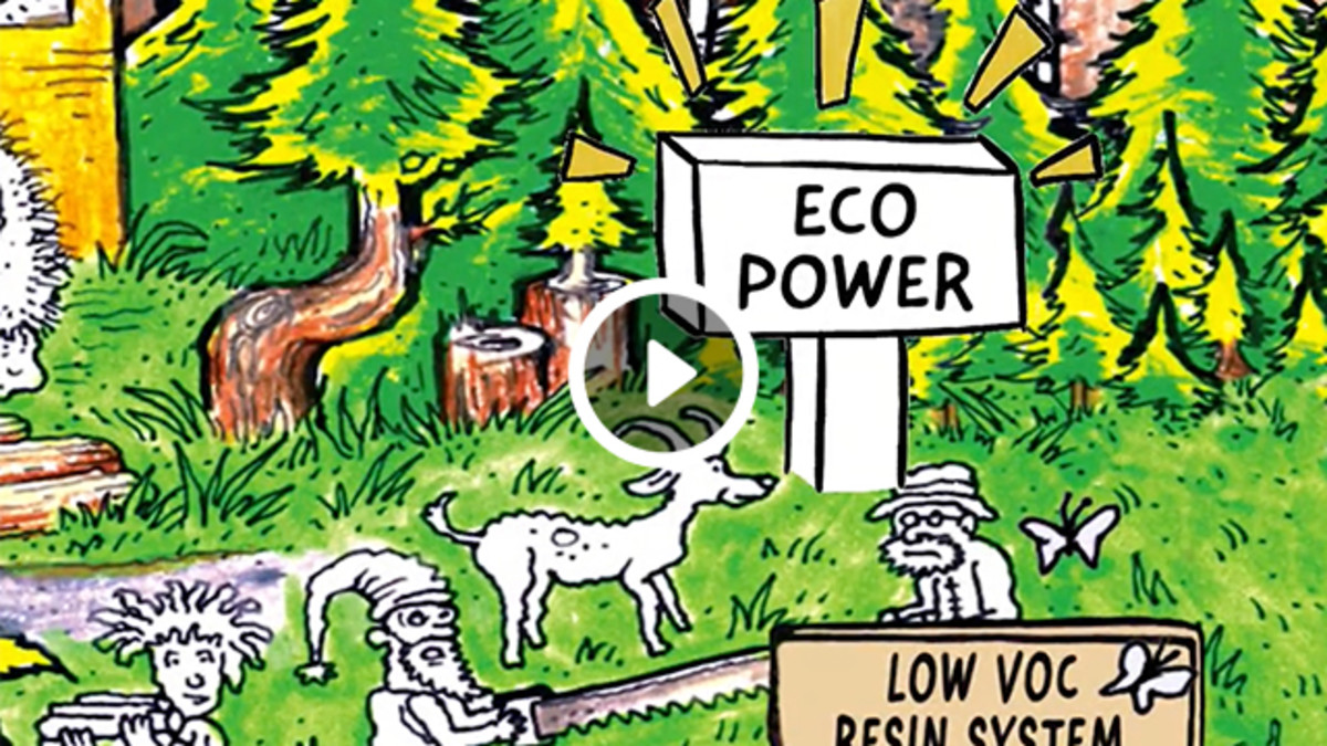 Mervin Made Eco Power Snowboarder