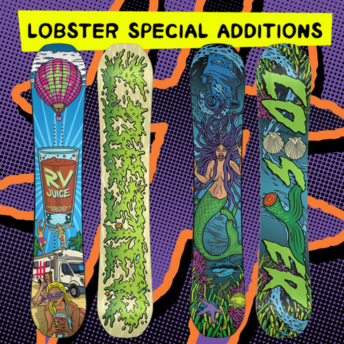 LOBSTER PARKBOARD RV JUICE スノーボード LOBSTER PARKBOARD RV JUICE スノーボード