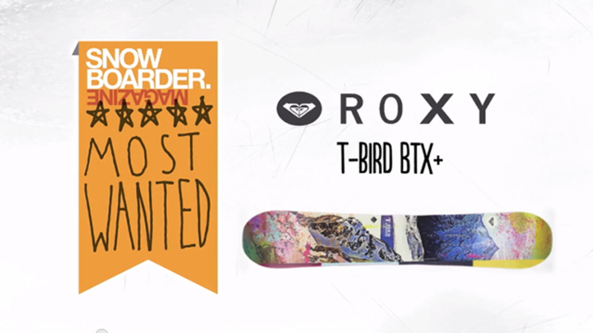 2014 Snowboard Gear Roxy TBird BTX+ Snowboarder