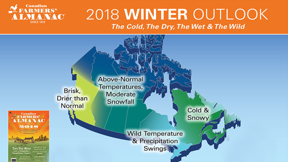 2018 Winter Weather Forecast Canada Snowboarder