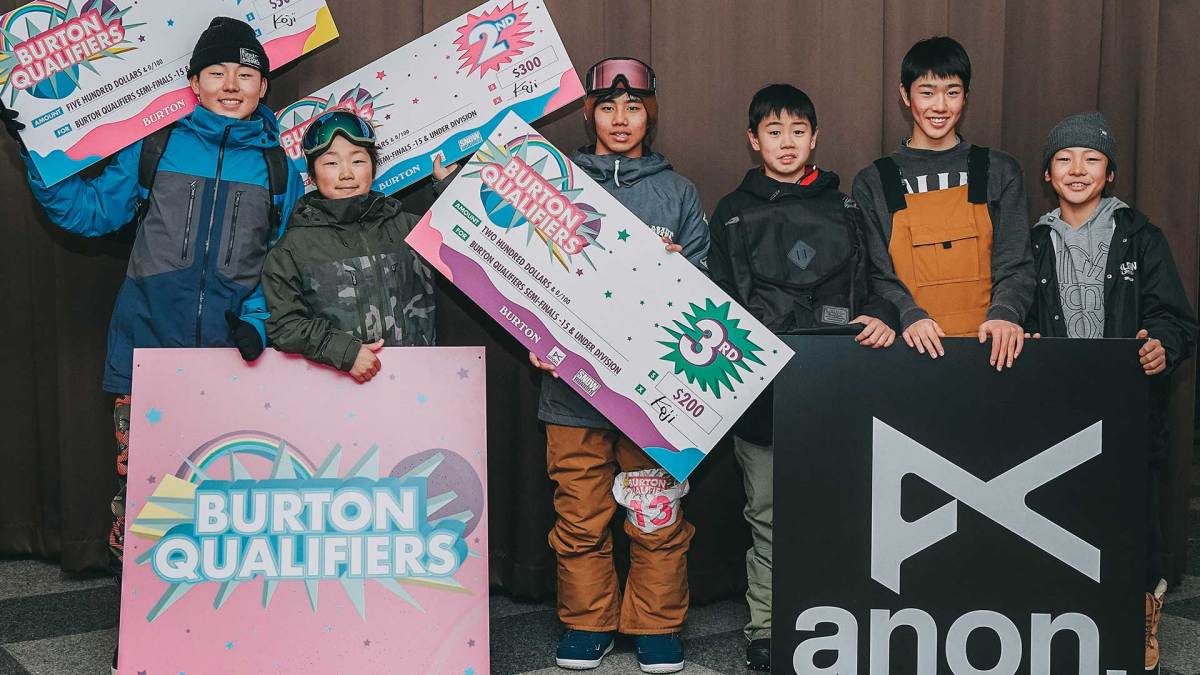 20182019 Burton Qualifiers Tour Stop 5 Japan Snowboarder