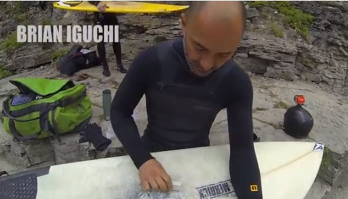 Surfing in Jackson Hole with Bryan Iguchi and Cam Fitzpatrick Snowboarder