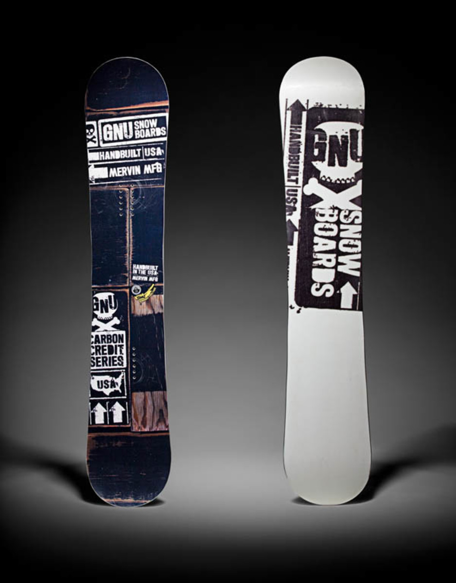 Good Wood Snowboard Test 2011 Gnu Carbon Credit Snowboarder