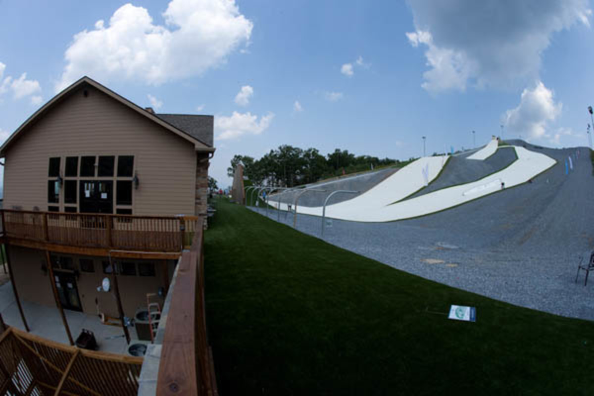 Liberty University Opens First Artificial Snow Slope Opens Snowboarding