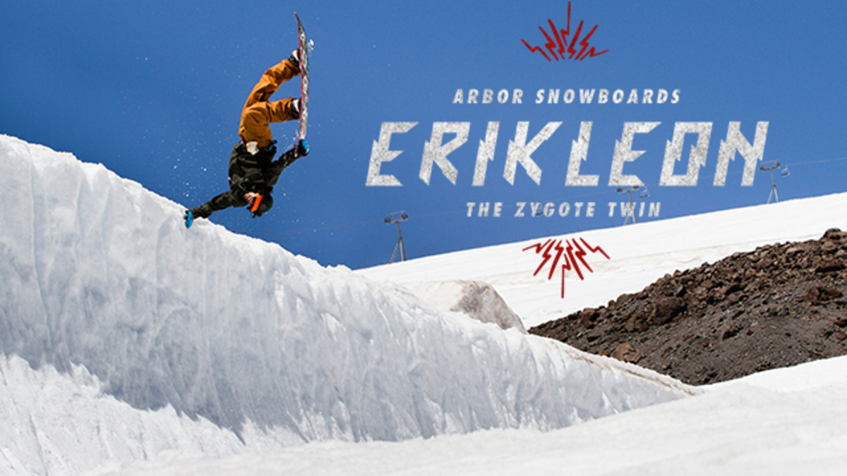 Arbor Snowboards Zygote Twin x Erik Leon Snowboarder