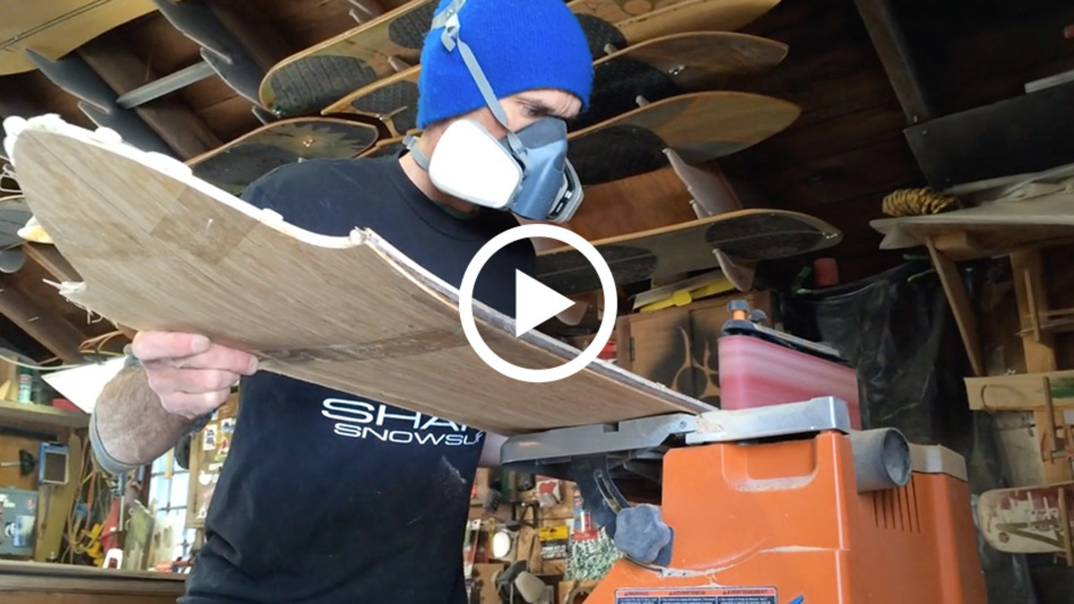 Shark Snowsurf Shape Shed Snowboarder