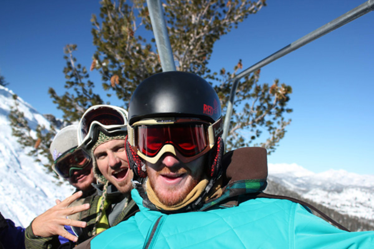 Kirkwood Opening Day 2010 Snowboarder