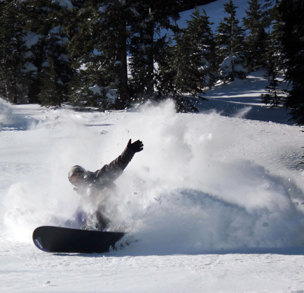 Kirkwood Opening Day 2010 Snowboarder