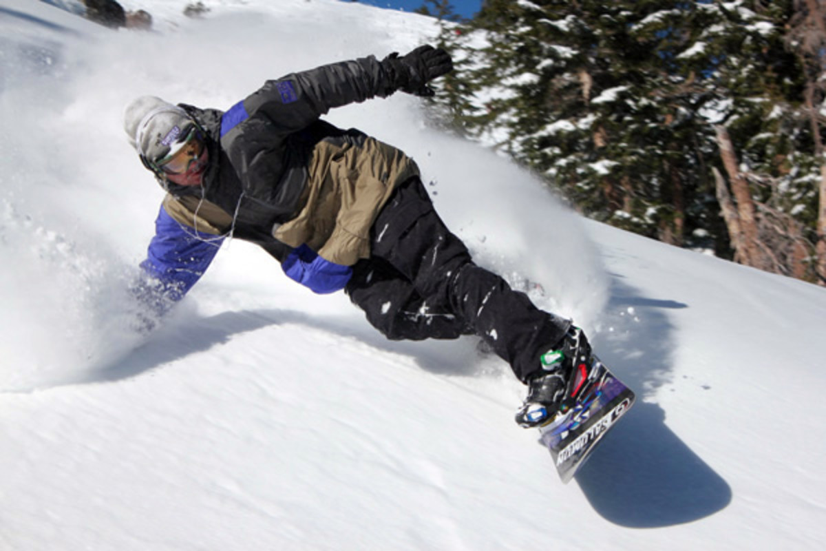 Kirkwood Opening Day 2010 Snowboarder