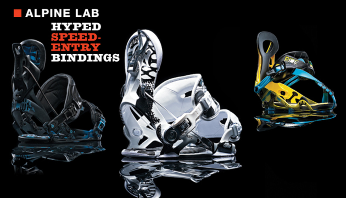 Alpine Lab Product Reviews Best SpeedEntry Bindings Snowboarder