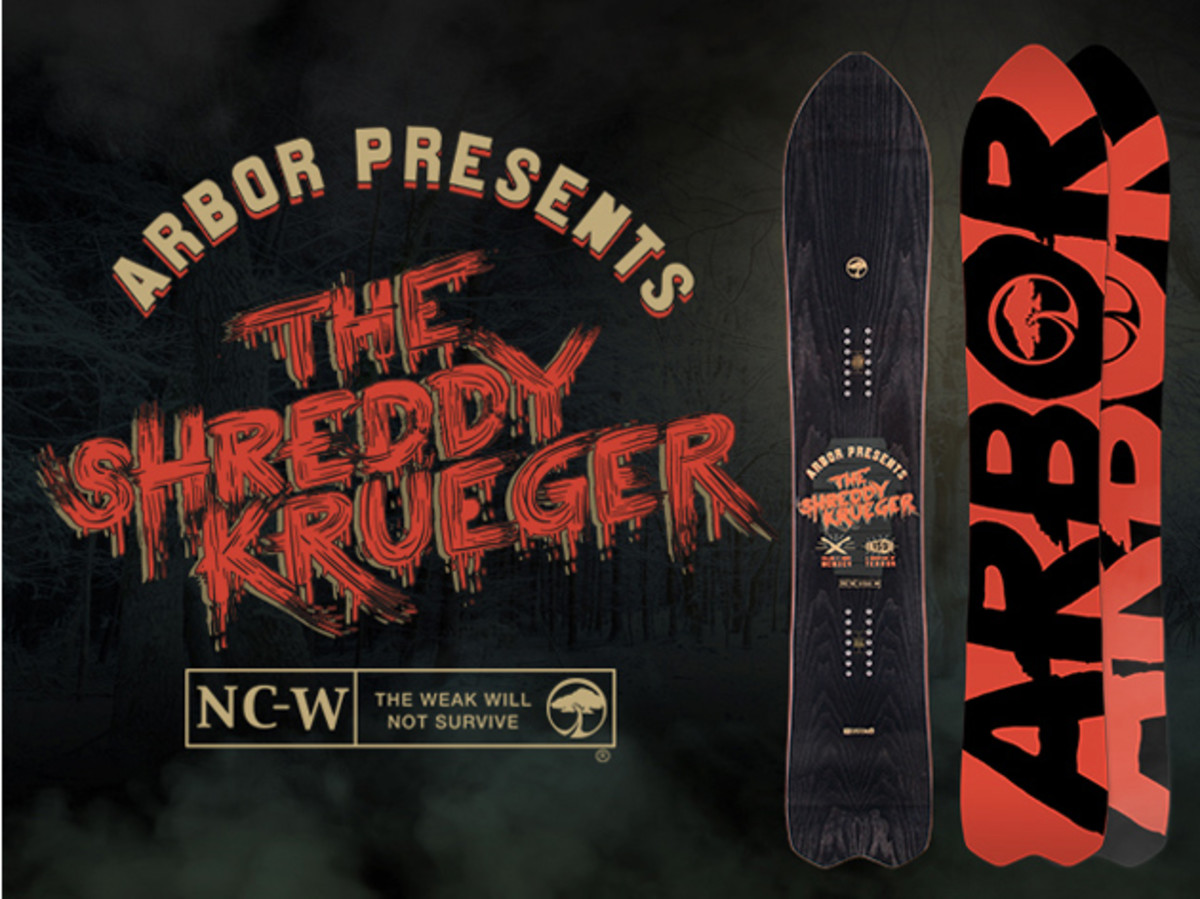 ARBOR SNOWBOARDS SNEAK PEEK THE SHREDDY KRUEGER Snowboarder