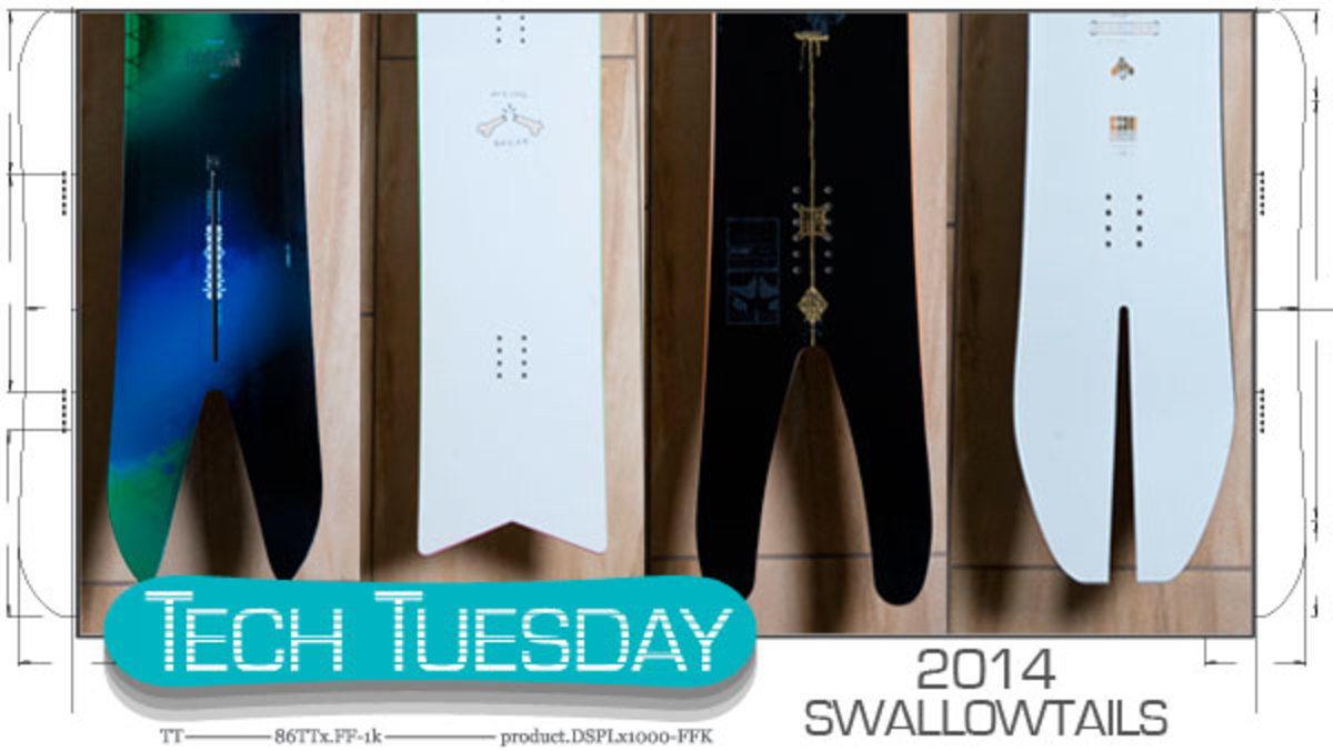Tech Tuesday Swallowtail Snowboards Snowboarder