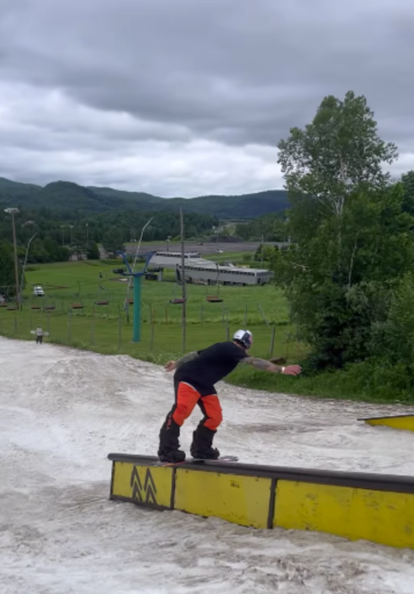 Watch Snowboard Legend Seb Toots Inspires Local Kids on the Last Snow