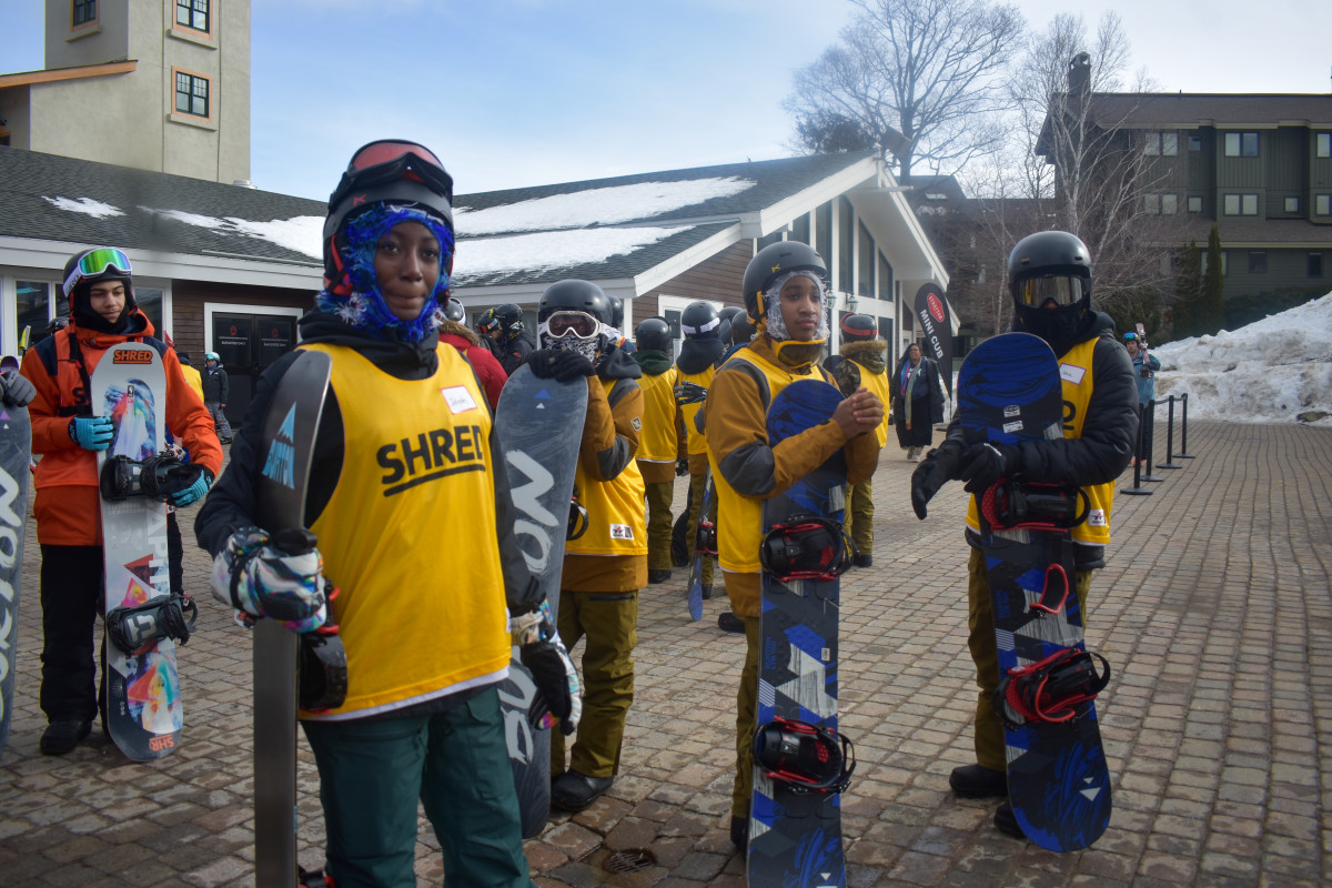 SHRED Foundation youth snowboarding organization at Stratton Mountain, Vermont