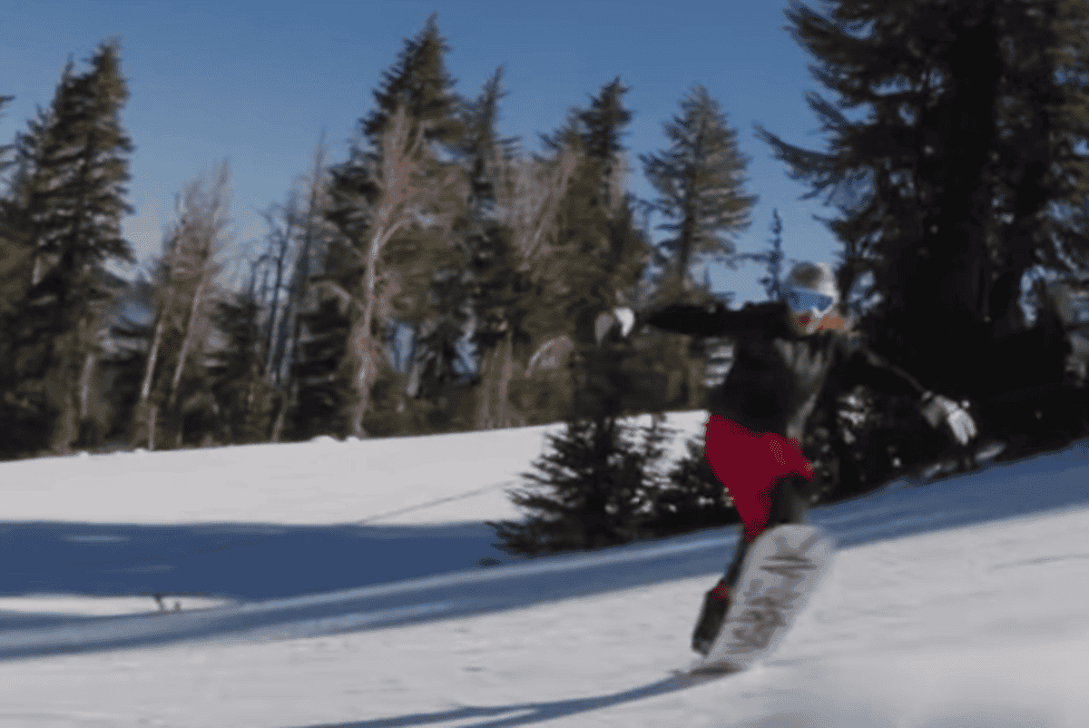 Watch: High-Speed Reverse Crip Walk Snowboard Clip Goes Viral