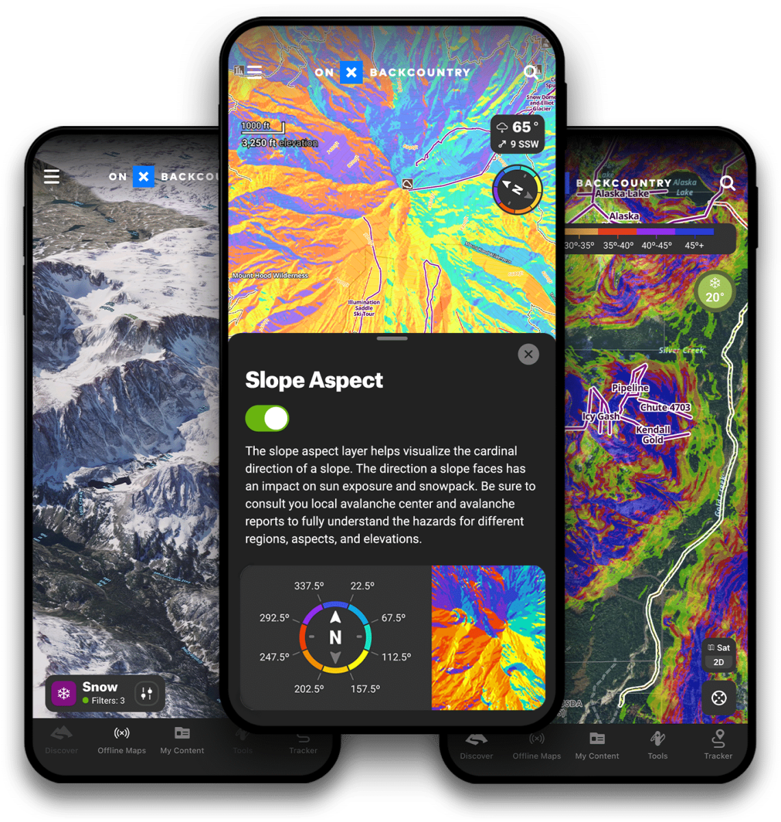 OnX Backcountry Ski Mode.