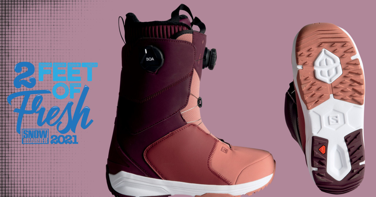 2021 Two Feet of Fresh: Salomon Kiana Focus BOA Boot - Snowboarder