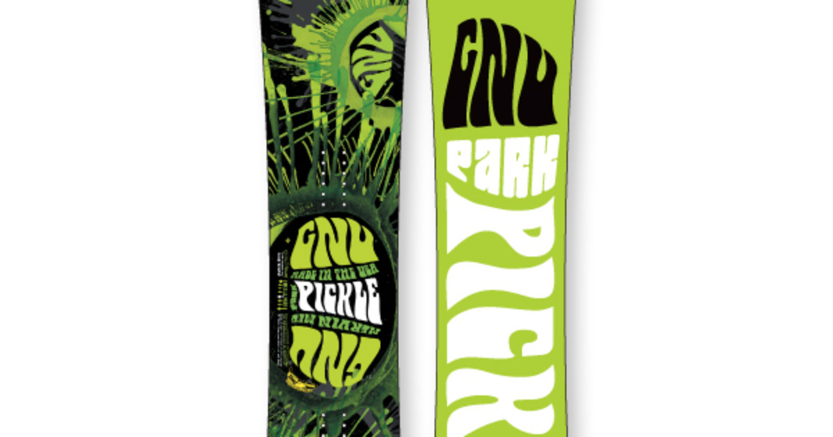 スノーボード GNU PARK PICKLE 153 GNU Park Pickle Snowboard - Snowboarder