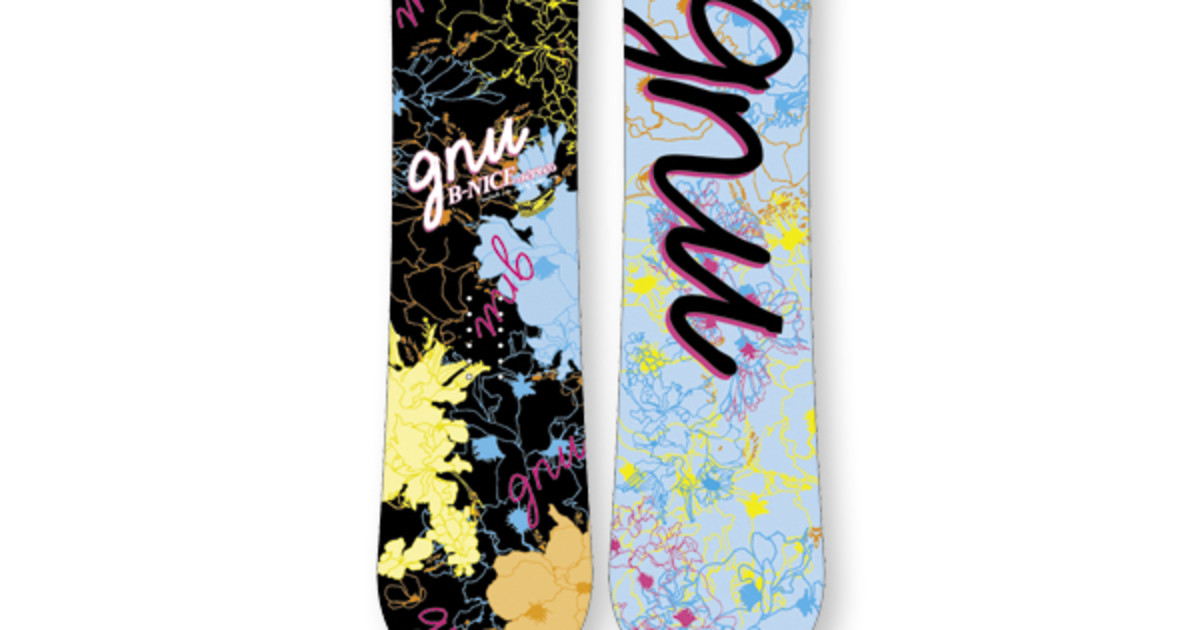 スノーボード GNU B-Nice Series 2008/2009 board GNU B Nice MTX Floral Snowboard - Women's 2009 | evo