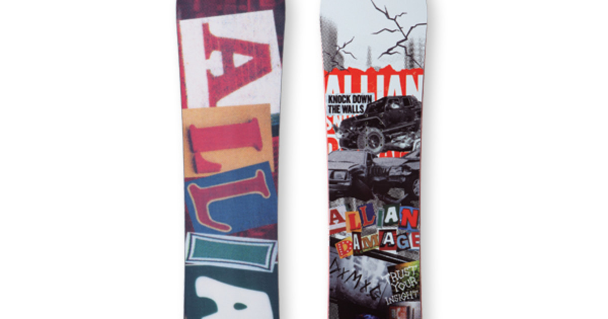 Allian Damage Snowboard - Snowboarder